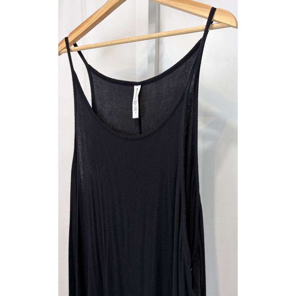 ATHLETA Well Rested Rib Sleep Dress Soft Stretch Modal Black Size 3X Plus - Picture 6 of 8